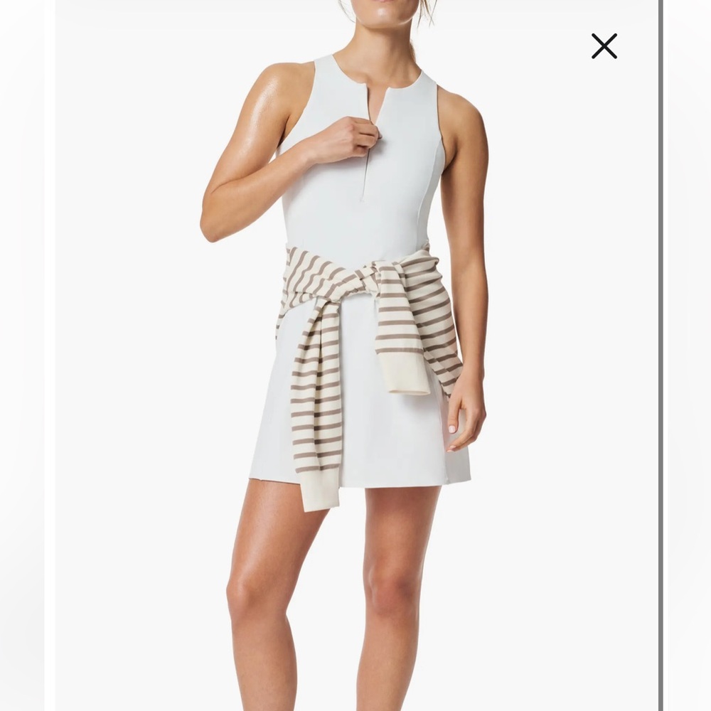 White Sleeveless Dress SPANX